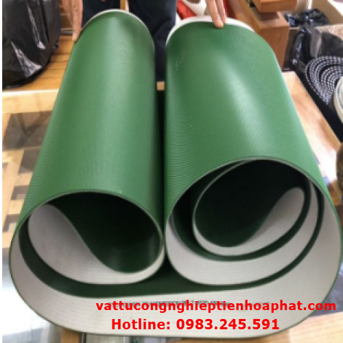 Băng tải PVC xanh nhám