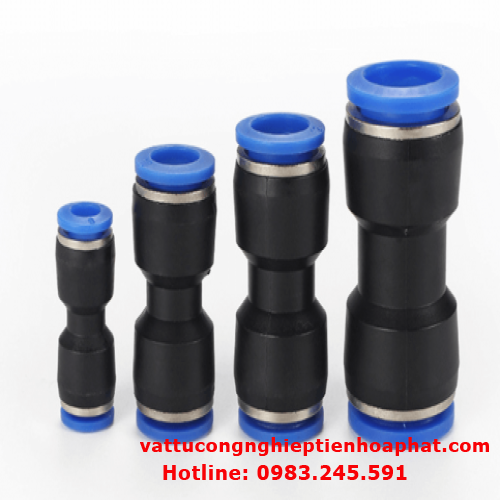 Đầu nối thẳng PU4 PU6 PU8 PU10 PU12 PU14 PU16