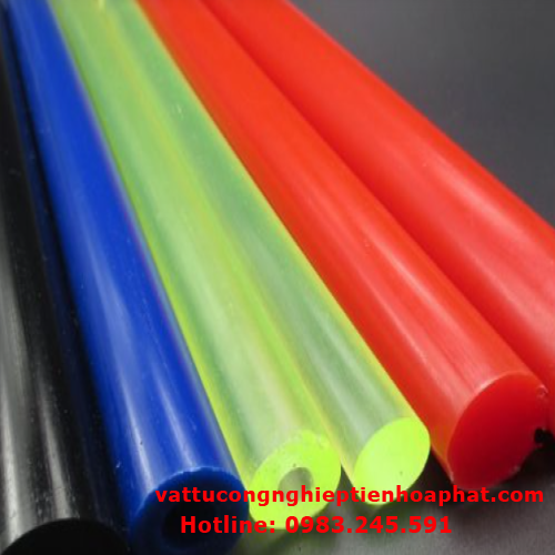 Nhựa PU cây tròn phi 10, 15, 18, 20, 25, 30, 35, 40, 45, 50, 60, 70, 80, 90, 100 tới 200mm
