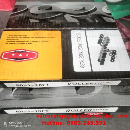 Xích đơn công nghiệp 60-1R-10FT KN